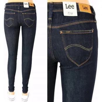 Dámské džíny Džíny LEE TOXEY SUPER SKINNY Úzké Nohavice W25 L31 námořnická modrá XS