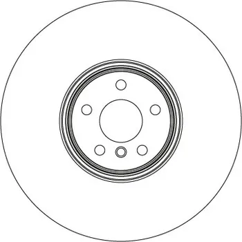 Brzdový kotouč Brzdový kotouč TRW DF6638S