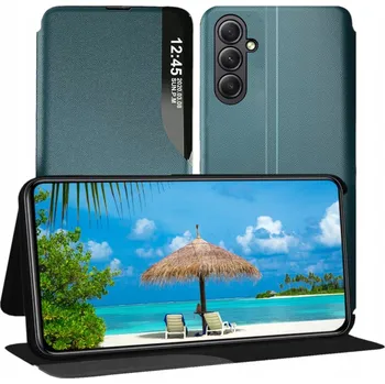 Pouzdro na mobilní telefon Flipové pouzdro MBM pro Samsung Galaxy S24 zelené