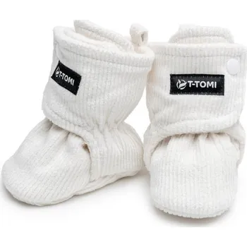 Capáčky T-TOMI capáčky Cream vel. 6-9 měsíců, 12,5 cm