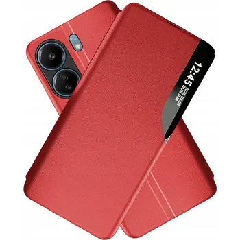 Pouzdro na mobilní telefon Flipové pouzdro pro POCO C65, Redmi 13C červené