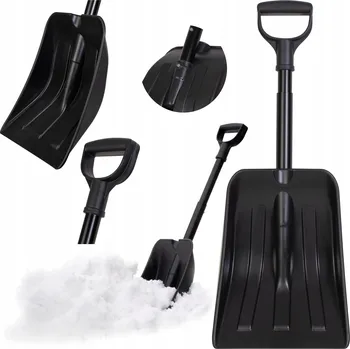 Hrablo na sníh Skládací lopata na sníh, plast, 26 cm