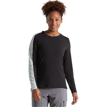 cyklistický dres Dres Specialized Trail LS wmn blk M 2021 - doprava zdarma