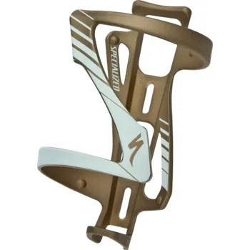 Košík na láhev Cyklistický košík na láhev Specialized Zee Cage side left DT matte gold/wht
