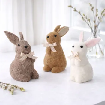 Velikonoční dekorace BOLTZE Figurka zajíček Muggi Barva: Hnědá