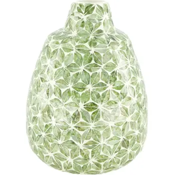 Váza Lahvová váza, capiz/bambus, 22x22x29 cm, FSC 100% (C7.cz prodává vysoce kvalitní dekorativní výrobky. Přijeďte se o kvalitě výrobků přesvědčit do našeho kamenného obchodu na vlastní oči.)