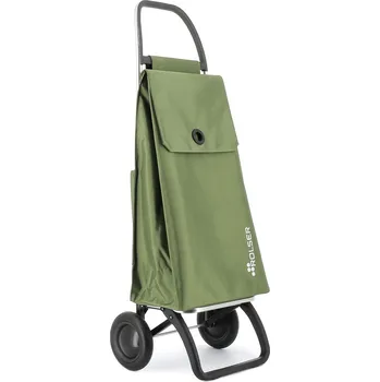 Nákupní taška Rolser Akanto MF 2 nákupní taška na kolečkách, zelená khaki