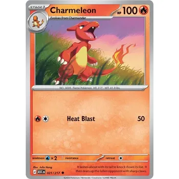 Sběratelská karetní hra Charmeleon 021/217 - Ascended Heroes Typ karty: Energy Reverse Holo
