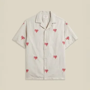Pánská košile Portuguese&nbsp;Flannel Portuguese Flannel — Embroidery Bouquet