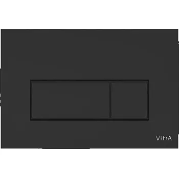 Splachovací tlačítko Ovládací tlačítko VitrA Root Square plast černá matná 740-2311
