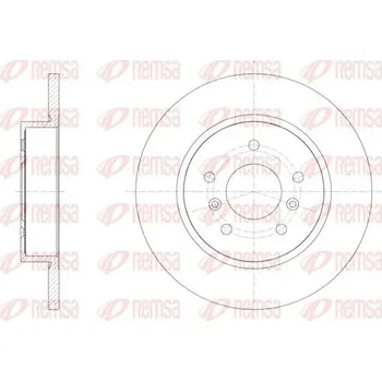 Brzdový kotouč Brzdový kotouč REMSA 61582.00