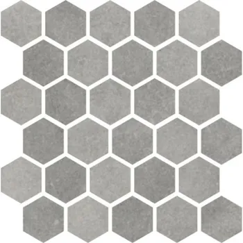 Obklad Mozaika Cir Materia Prima metropolitan grey hexagon 27x27 cm lesk 1069914