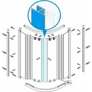 CUBITO/MIO magnetická těsnící lista H2912100000001