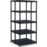 ARTPLAST Tempo T60-10PLUS Regál 2v1, 5 polic, šířka 60 cm
