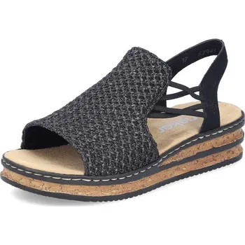 Dámské sandále Dámské sandály RIEKER 62941-00 černá S6 38