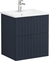 Koupelnová skříňka s umyvadlem VitrA Root 60x67x46 cm modrá mat ROOTG60BINTS