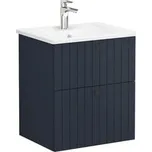 Koupelnová skříňka s umyvadlem VitrA Root 60x67x46 cm modrá mat ROOTG60BINTS