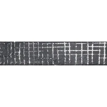 Dlažba Dlažba Cir City black square 6,5x29 cm pololesk 1088857