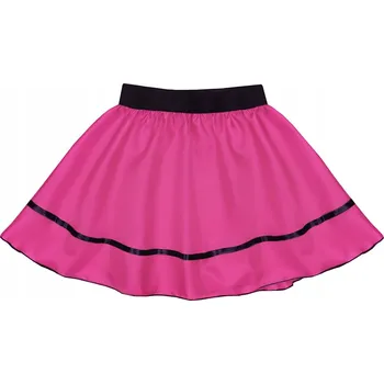 Dámská sukně SUKNĚ S GUMOU KOSTÝM ŠKOLNÍ PŘEDSTAVENÍ OBLEČENÍ TMAVĚ RŮŽOVÁ XL