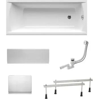 Vana Obdélníková vana SAT Fusion 170x70 cm akrylát levá i pravá SATVR170ANP