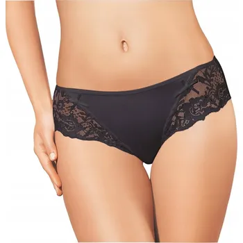 Kalhotky Ewana 023 Klasické Kalhotky z mikrovlákna Černé XL