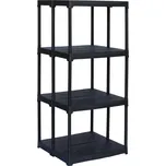 ARTPLAST Tempo T60-8PLUS Regál 2v1, 4 police, šířka 60 cm