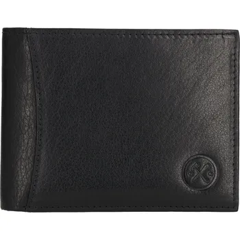 Peněženka Kožená peněženka Hide & Stitches Da Vinci - černá