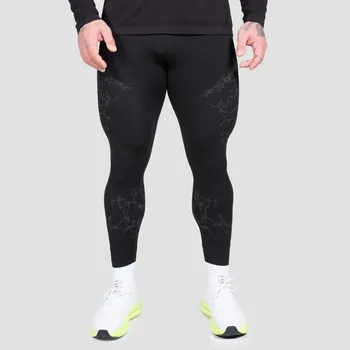 GymBeam Seamless legíny Static Black M černá