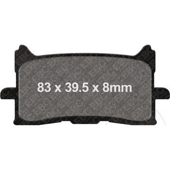 Brzdová destička EBC brzdové destičky Sinter HH EBC HONDA CB 125 R NEO SPORTS CAFE (CBF125NA) ABS 18-25, CB 300 R NA NEO SPORTS CAFE ABS 18-25, CB 650 RA NEO SPORTS CAFE ABS 19-24, CB 650 RA ABS 24-25, CB 650 RAC E-CLUTCH ABS 24-25, CBR 650 RA ABS 19-25, CBR 650 RAC E-C