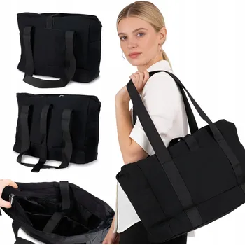 Allbag nákupní taška nylonová, bez vzoru