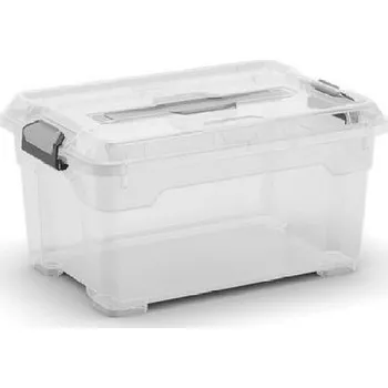 Úložný box KIS Moover Box 008460WHTR Box 12 L, průhledný