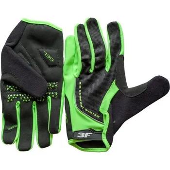 Sport Rukavice 3F Trail dlouhoprsté černo-zelené M