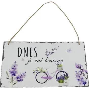 Velikonoční dekorace Dekorační cedulka levandule K4724