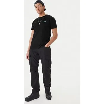 Pánské tričko Alpha Industries Souprava triček 258500 Černá Regular Fit M
