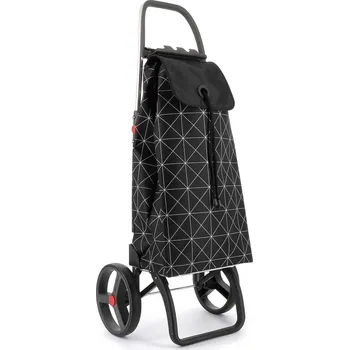 Nákupní taška Rolser I-Max 2 Logic RSG nákupní taška na kolečkách, černo-bílá