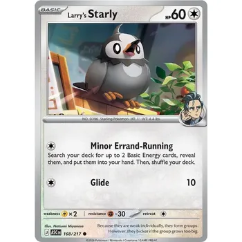 Sběratelská karetní hra Larry's Starly 168/217 - Ascended Heroes Typ karty: Non-Holo