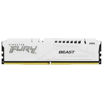 Operační paměť Kingston FURY Beast DDR5 16GB 6800MT/s DIMM CL34 RGB EXPO White