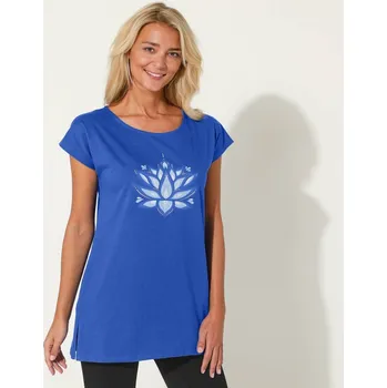 Tunika s potiskem modrá/nebeská modrá 50