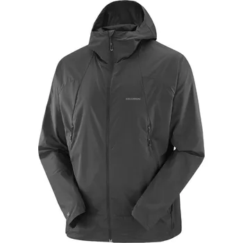 Pánská bunda Salomon Outwind FZ Jacket M Velikost: XXL / Barva: černá