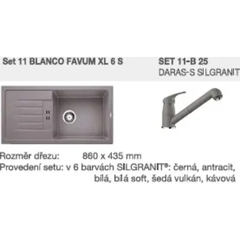 SET 11-B 26 FAVUM XL 6 S bílá soft + DARAS-S bílá soft