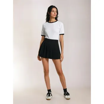 Dámské kraťasy Sinsay - Sukňové šortky - černá - 979AL-99X - 979AL-99X-S