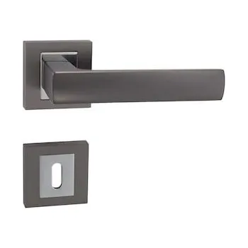 Dveřní kování Klika Naturel HOLLY, barva titan, pro interiérové dveře HOLLYHRT