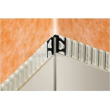 ukončovací lišta Lišta vnitřní rohová Schlüter, PVC, délka 250 cm, výška hrany 9 mm, EKEU908PG