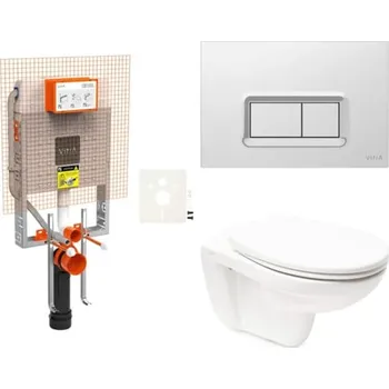 Klozet Závěsný WC set k zazdění VitrA Normus SIKOVZNOR54680