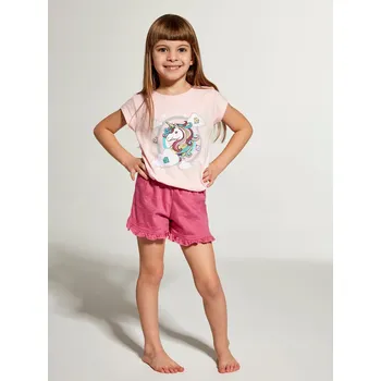 Dívčí oblečení Pyžamo Cornette Kids Girl 459/96 Unicorn kr/r 86-128 Barva: růžová, Velikost: 122-128