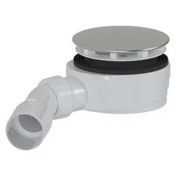 Sifon Sifon ke sprchové vaničce SAT Project 90 mm nerez plast SATESLIM90CRS