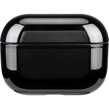 Pouzdro na mobilní telefon Ochranný metalický obal pro AirPods Pro - černý