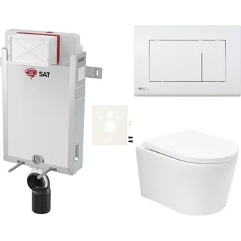 Klozet Závěsný WC set k zazdění SAT BREVIS SIKOSZBRTOR20