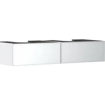 Koupelnový nábytek Skříňka pod umyvadlo pod desku Hansgrohe Xevolos E 137,5x27,5x55 cm bílá matná 54316320