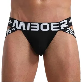 Slipy Pánské Otevřené Slipy MIBOER Pro Mládež Jockstrapy pro Sportovce - XXL